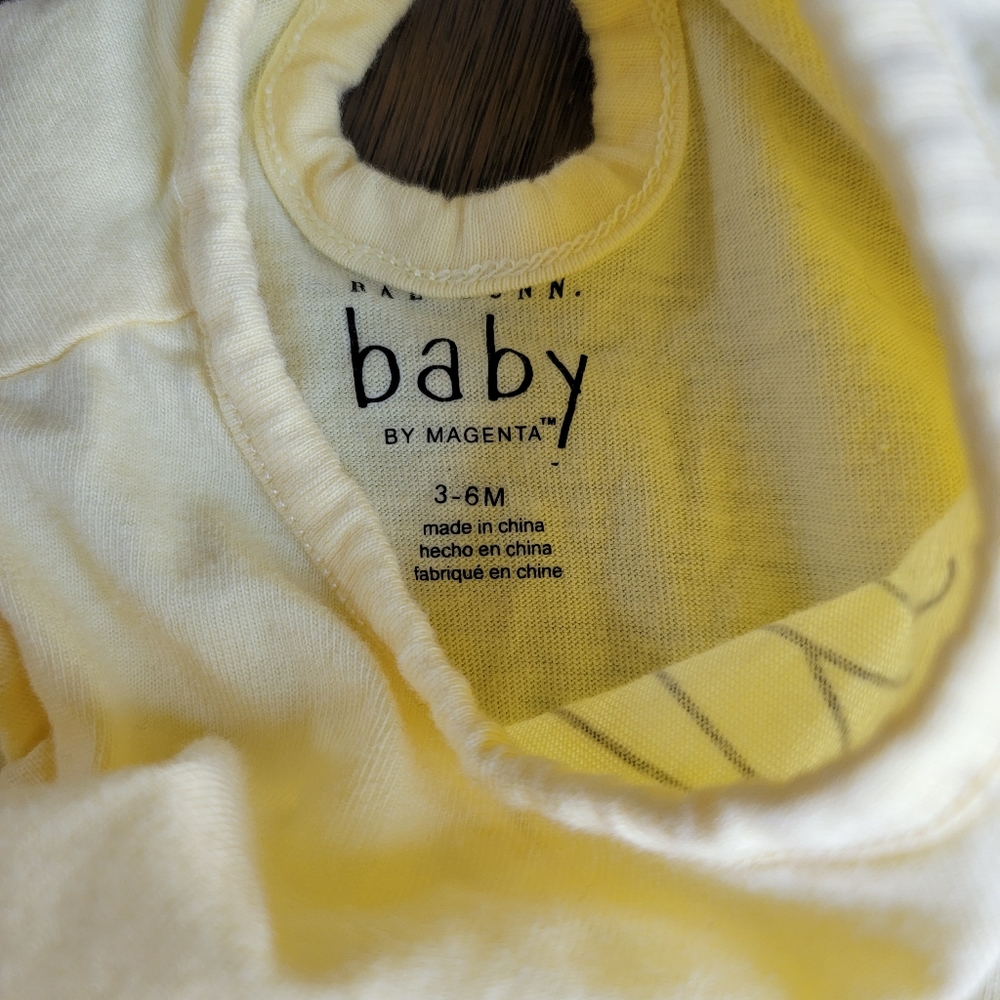 LOT OF 2! RAE DUNN BABY BY MAGENTA SWEETEST BABY EVER & ALWAYS DREAMING ROMPERS - Picture 6 of 8